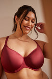Elegance Moulded Spacer Bra - Mineral Red