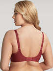 Elegance Moulded Spacer Bra - Mineral Red