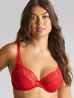 Heidi Plunge Bra - Ruby Red