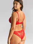 Heidi Plunge Bra - Ruby Red