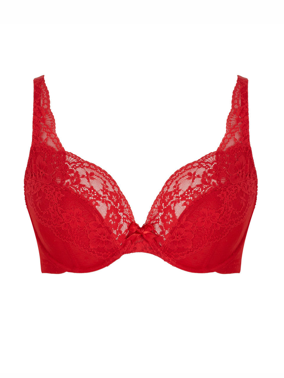 Heidi Plunge Bra - Ruby Red