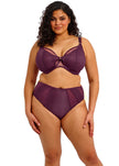 Kintai Plunge Bra - Blackberry