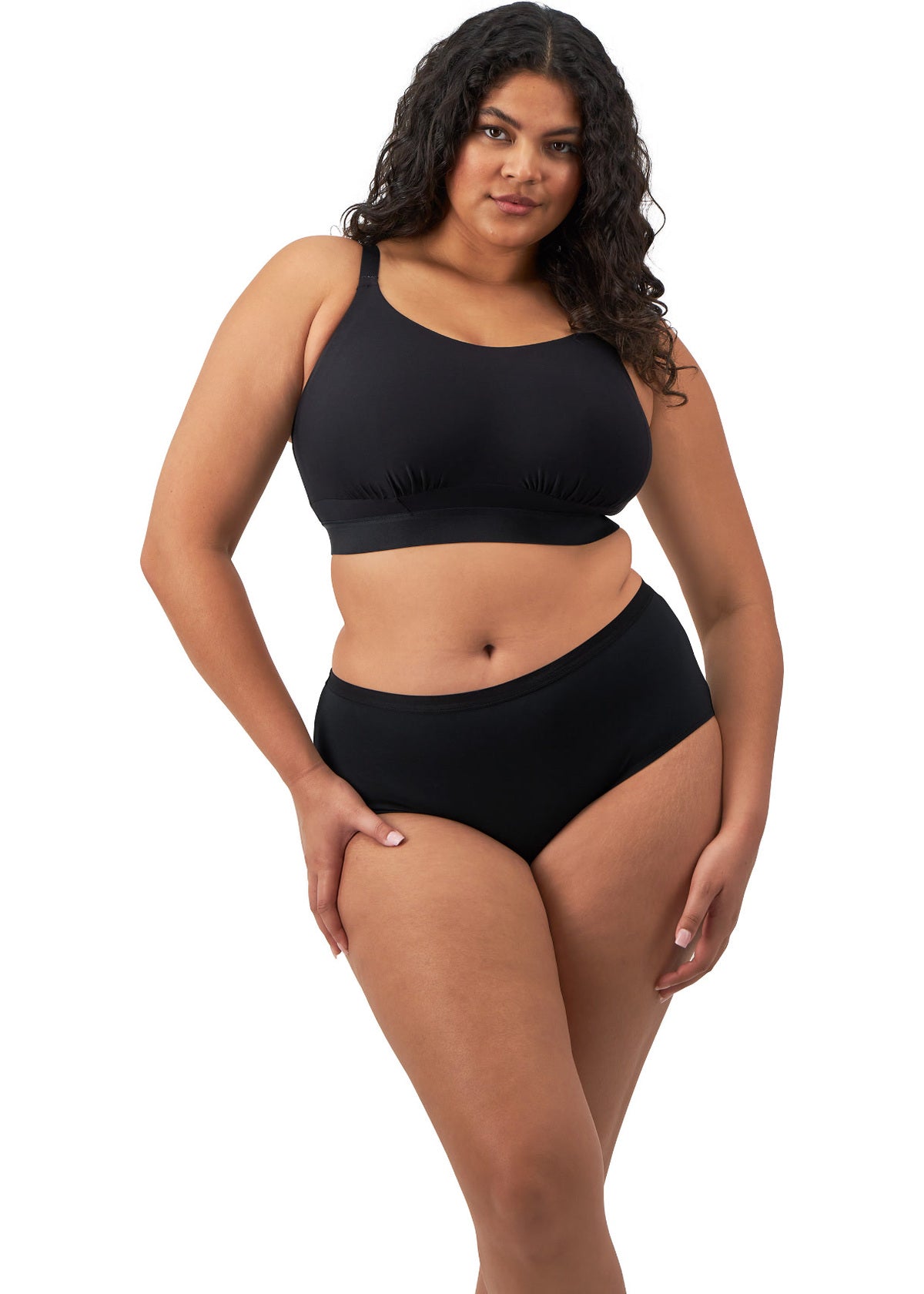 Downtime Wireless Bra - Black