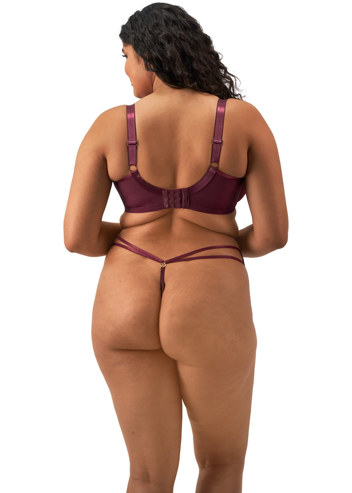 Sachi Plunge Bra - Cabernet