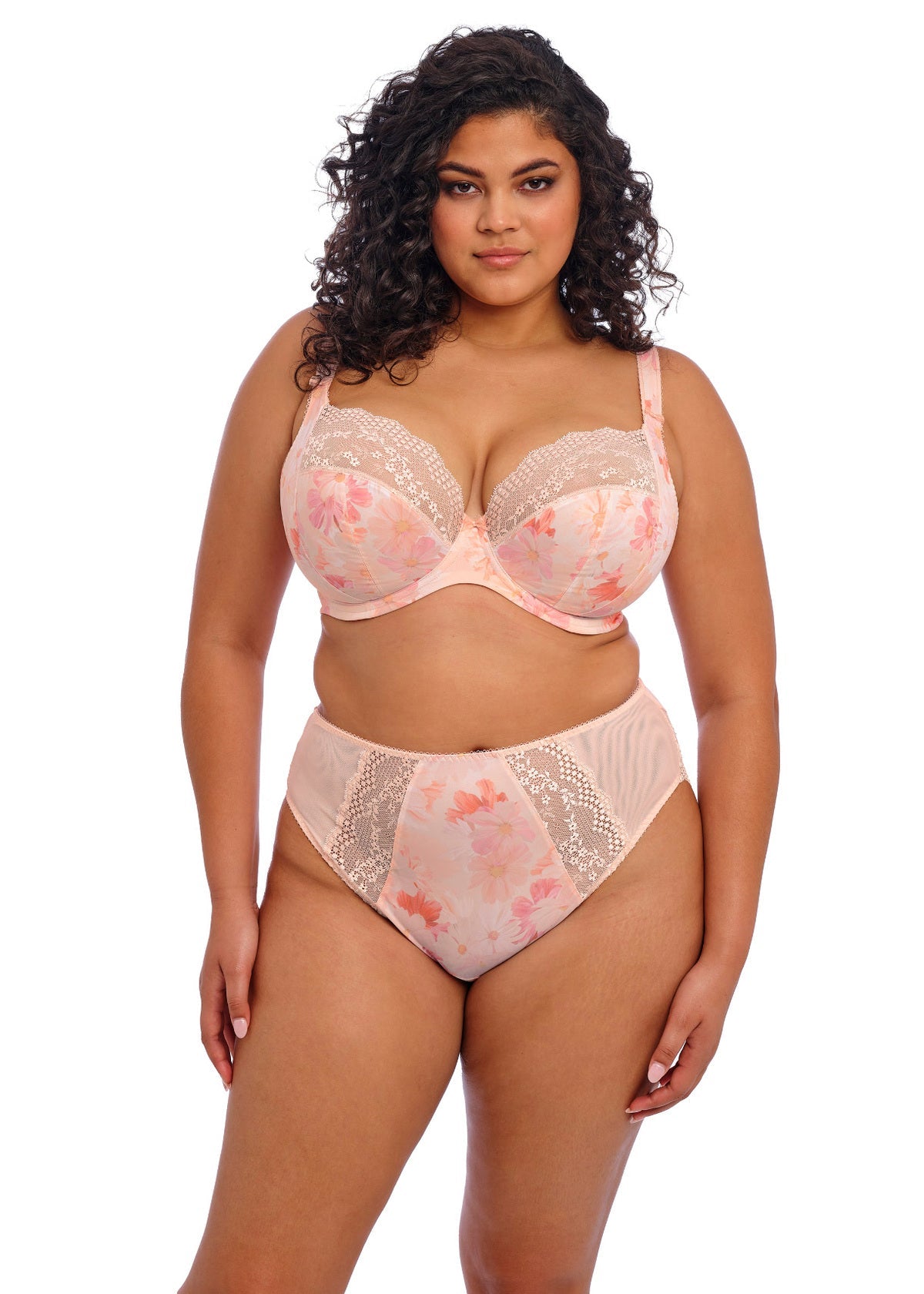 Lucie Stretch Plunge Bra - Cosmos