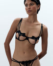 Nova Open Bra Black