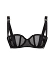 Karolina Strappy Balcony Bra Black