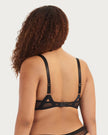 Karolina Strappy Balcony Bra Black