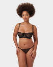 Audrey Balcony Bra Black