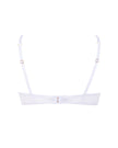 Marseille Embroidered Sheer Bra White