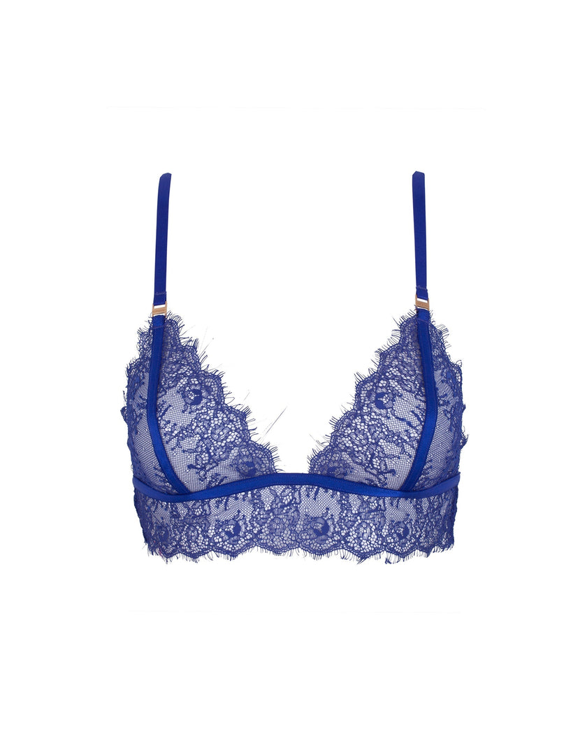 Grace Soft Bra Surf the Web Blue