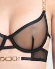 Calypso Mesh Bra Black/Gold
