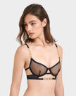 Calypso Mesh Bra Black/Gold