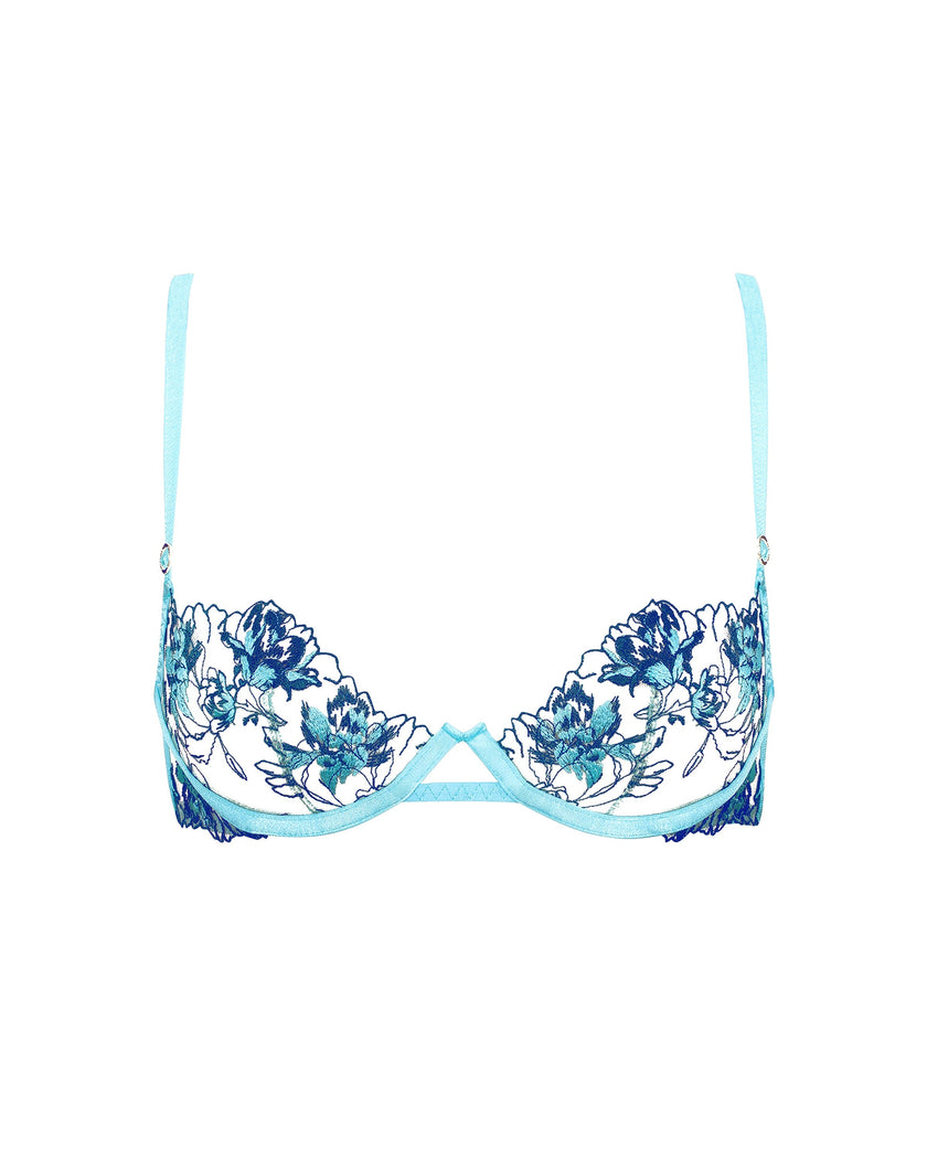 Calista Bra Blue Topaz/Sheer