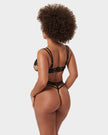 Ophelia Open Bra Black