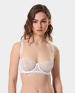 Audrey Balcony Bra White