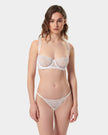 Audrey Balcony Bra White