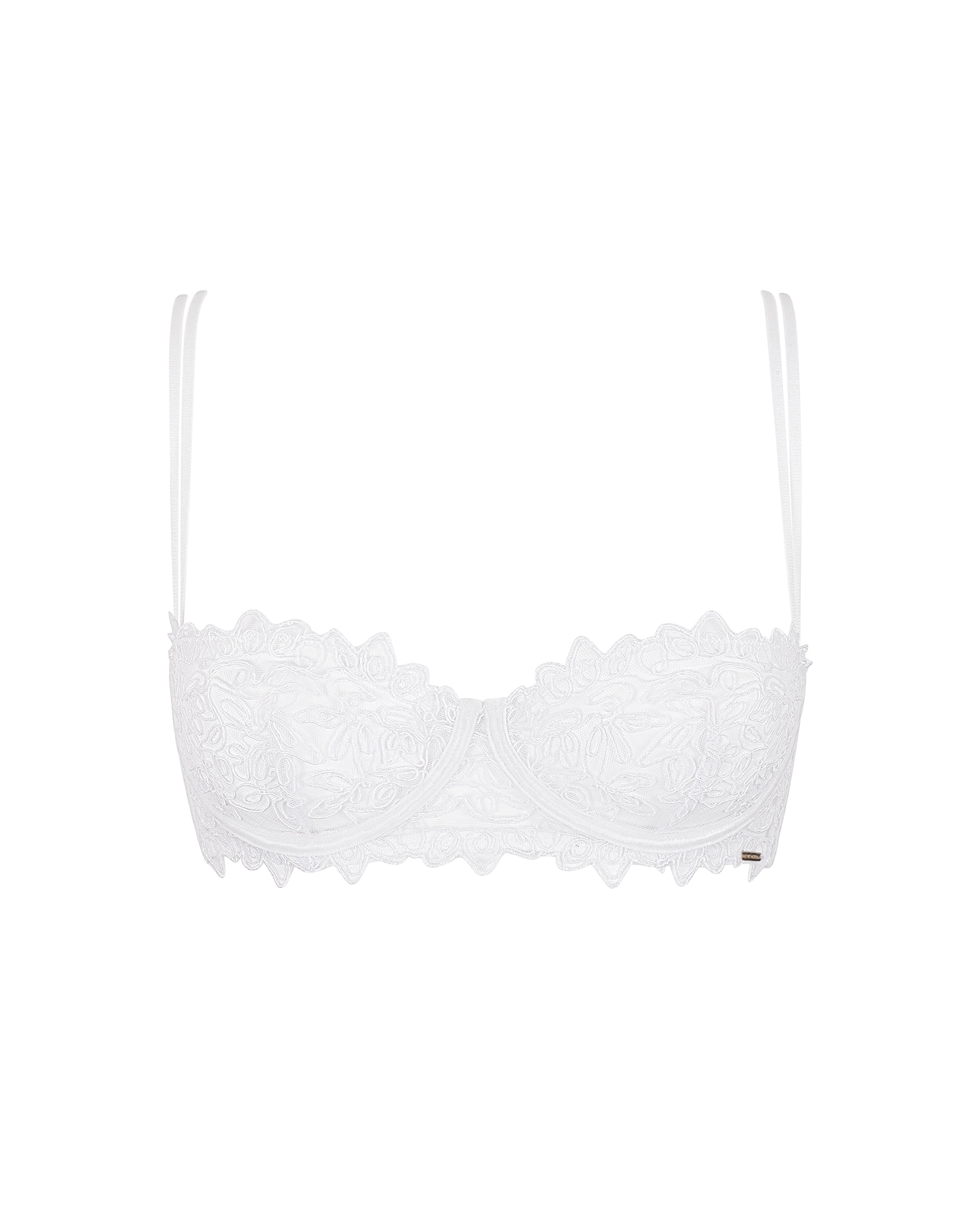Audrey Balcony Bra White