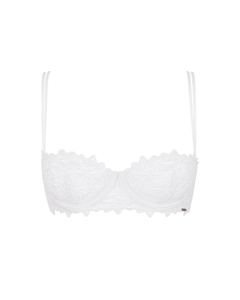 Audrey Balcony Bra White