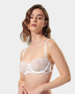 Audrey Balcony Bra White