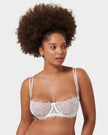 Audrey Balcony Bra White