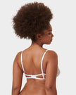 Audrey Balcony Bra White