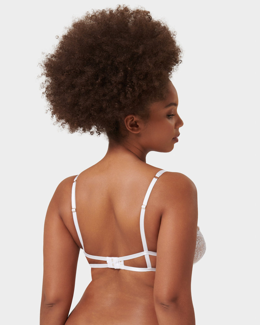 Audrey Balcony Bra White
