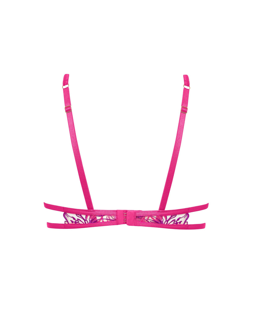 Lilly Bra Fuchsia Pink/Bright Violet/Sheer