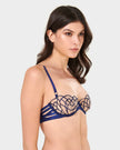 Beatrix Bra Twilight Blue/Sheer