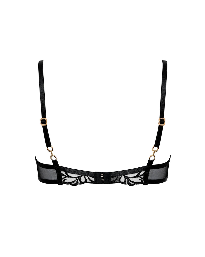 Harriet Eco Bra Black/Sheer