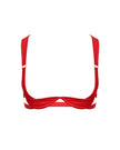 Allegra Open Wired Bra Red