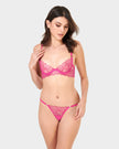 Astra Wired Bra Fuchsia Pink