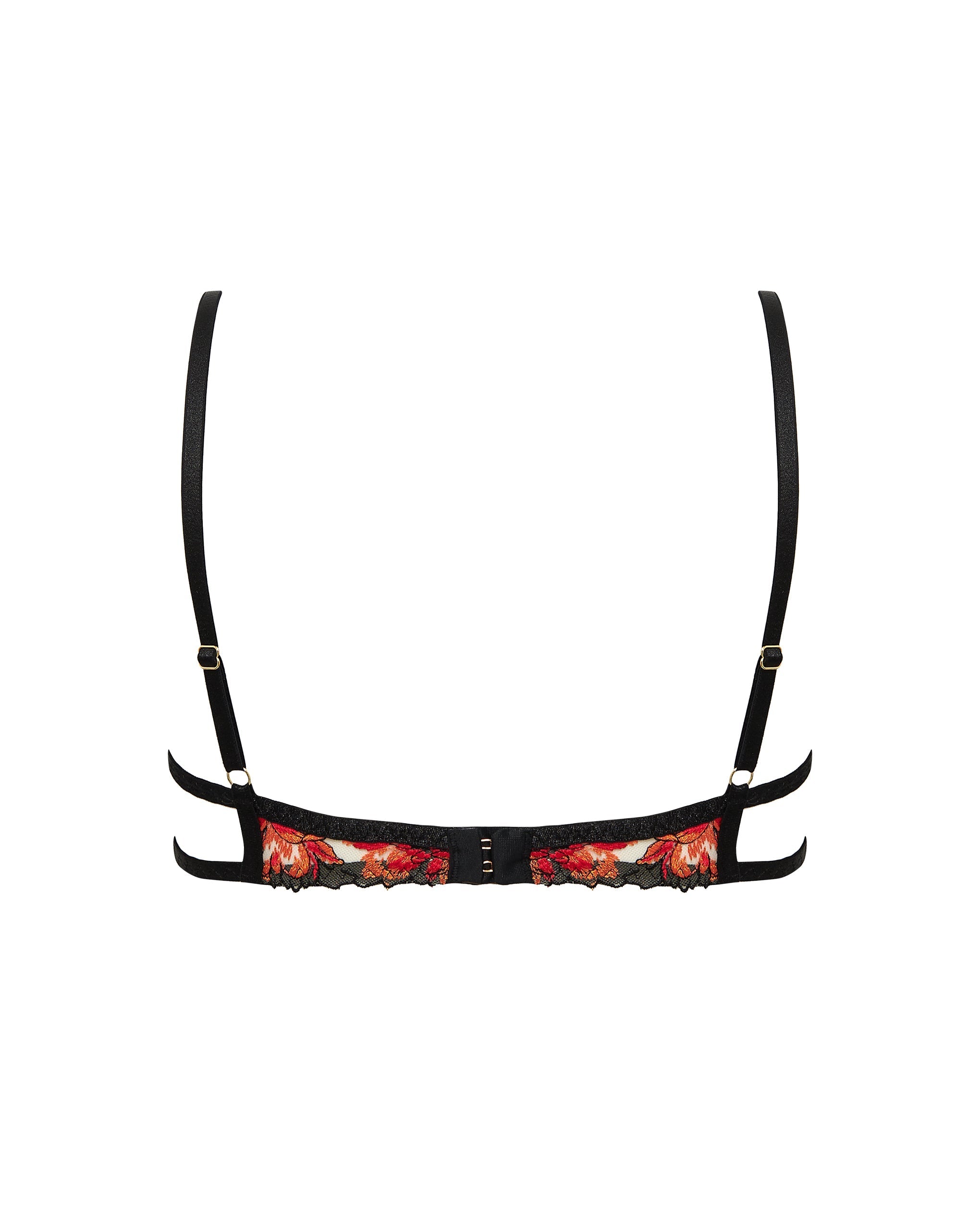 Calista Wired Bra Black/Red