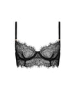 Camelia Lace Longline Bra Black