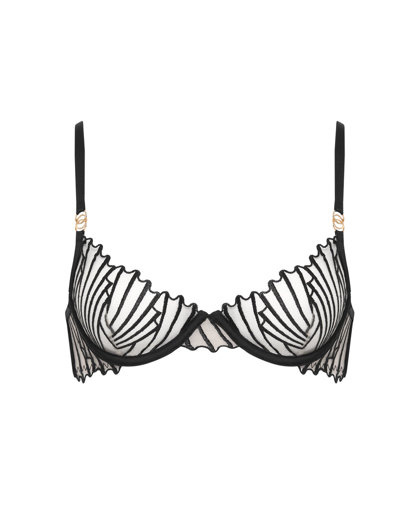 Goya Wired Bra Black/Sheer