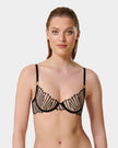Goya Wired Bra Black/Sheer