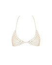 Marli Diamond Lattice Bra Gold