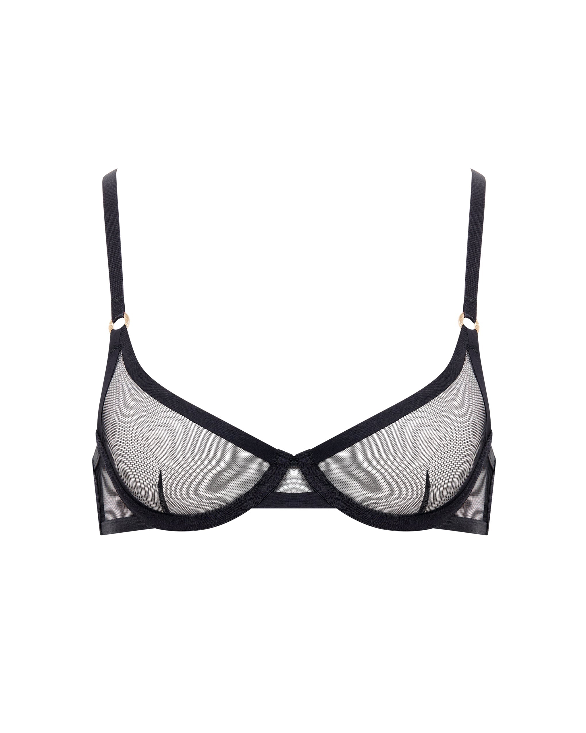 Naomi Mesh Bra Black