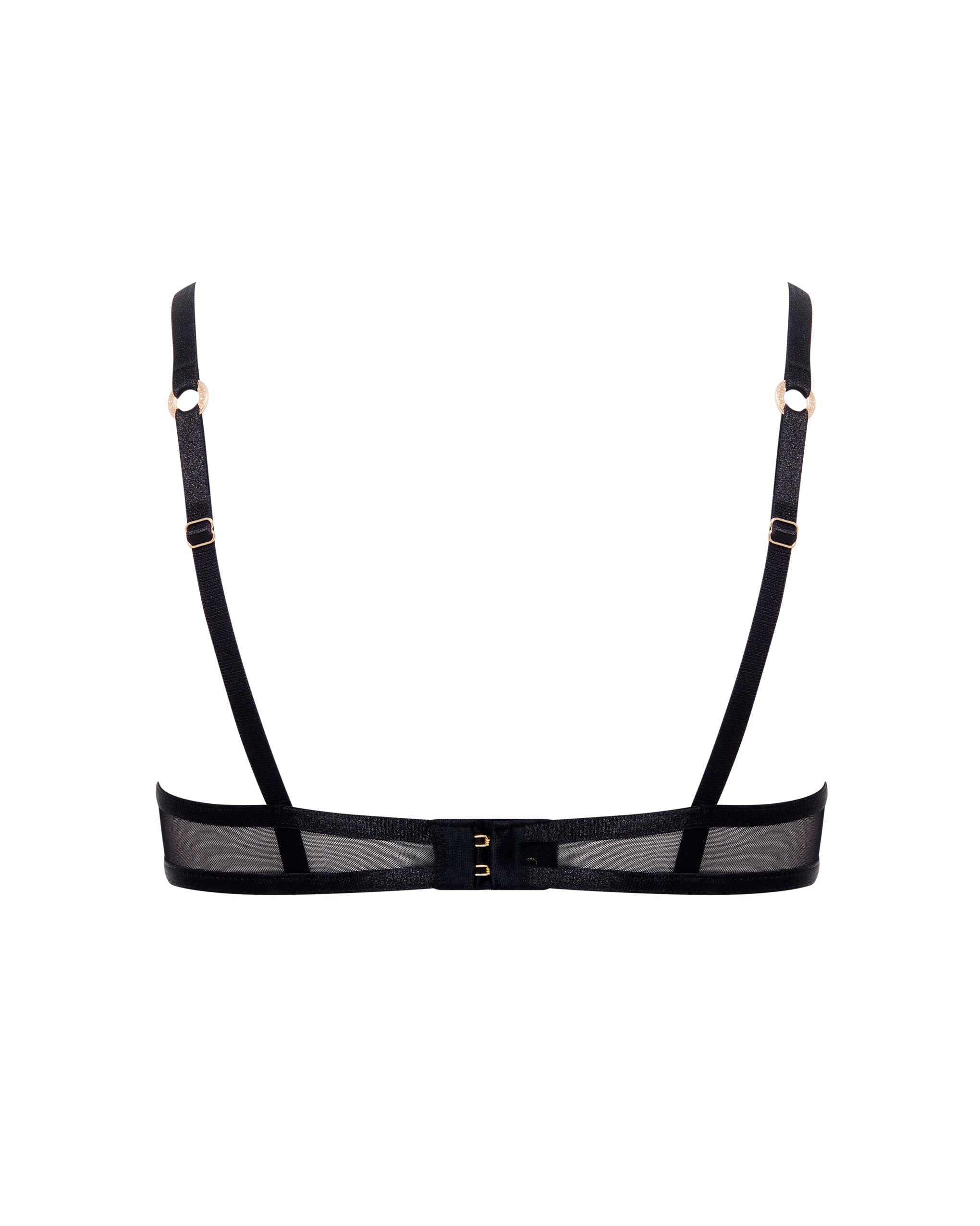 Naomi Mesh Bra Black