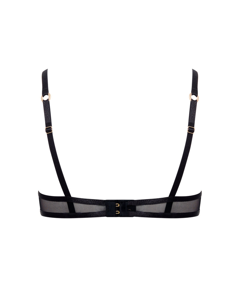 Naomi Mesh Bra Black