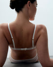 Naomi Mesh Bra White