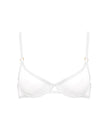 Naomi Mesh Bra White