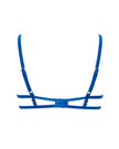 Etta Sheer Strappy Bra Blue