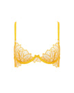 Laurel Leaf Embroidered Bra Gold