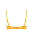 Laurel Leaf Embroidered Bra Gold