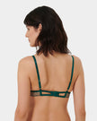 Aster Wired Bra Botanical Garden Green/Sheer