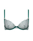 Aster Wired Bra Botanical Garden Green/Sheer