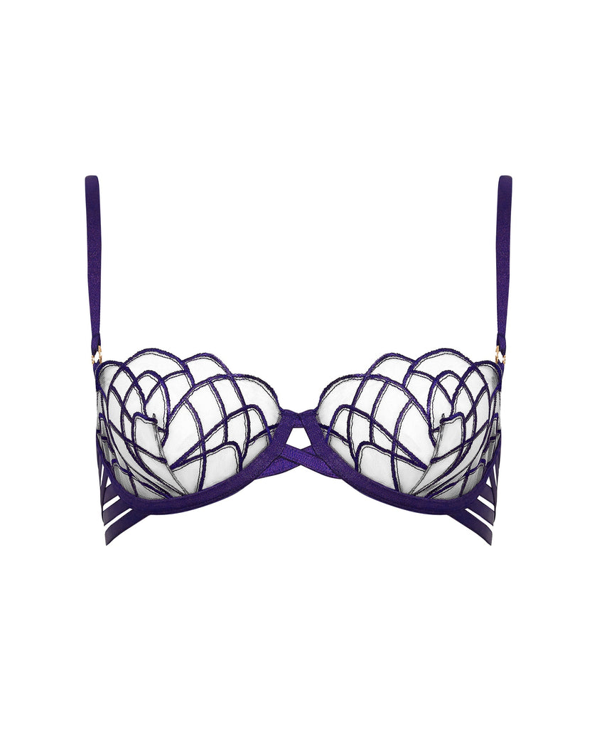 Beatrix Wired Bra Acai Purple/Sheer