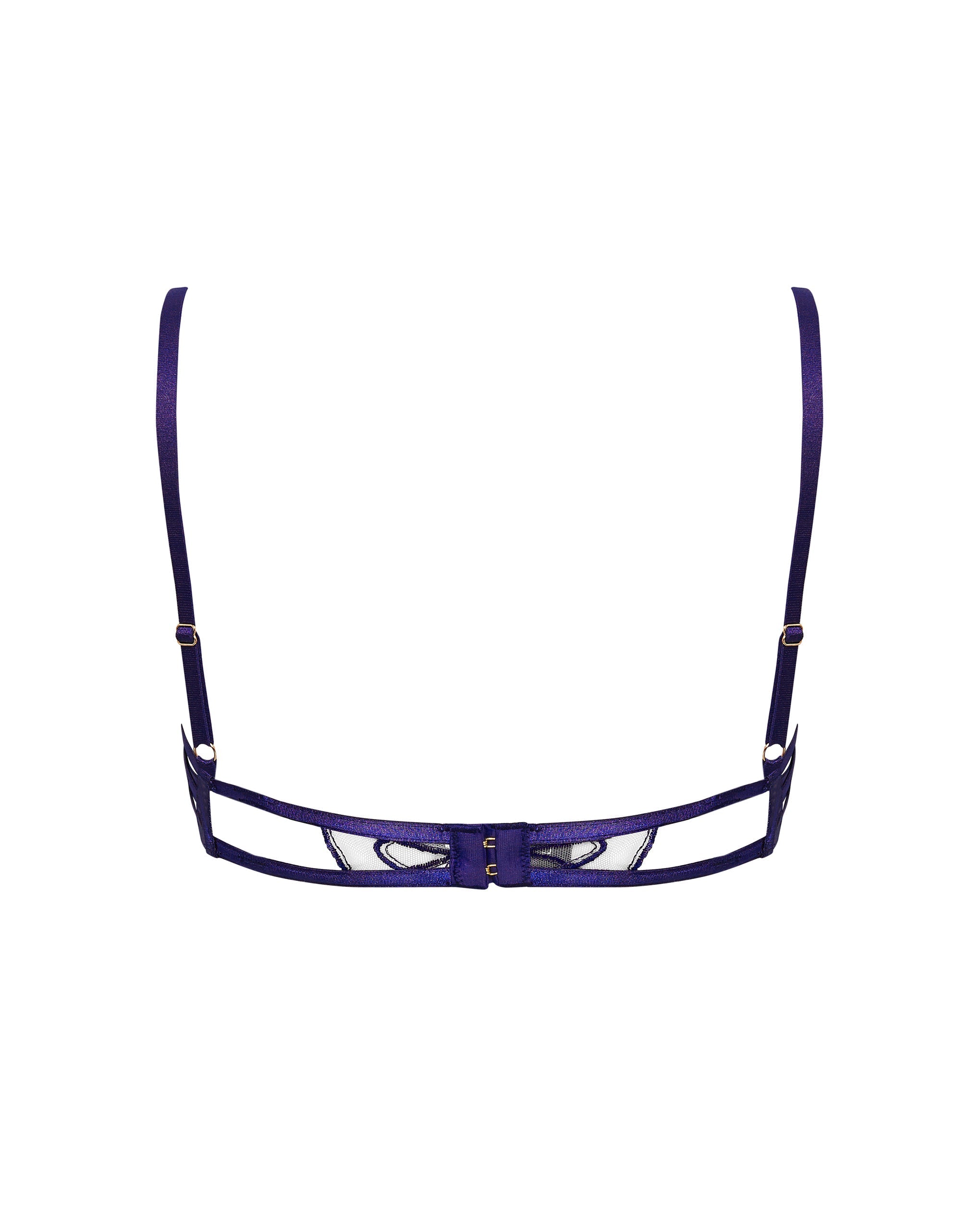 Beatrix Wired Bra Acai Purple/Sheer