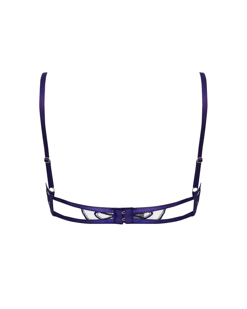 Beatrix Wired Bra Acai Purple/Sheer